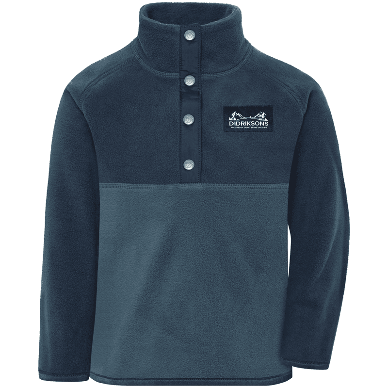 Didriksons Monte Kids 6 fleecegenser, Mountain Blue