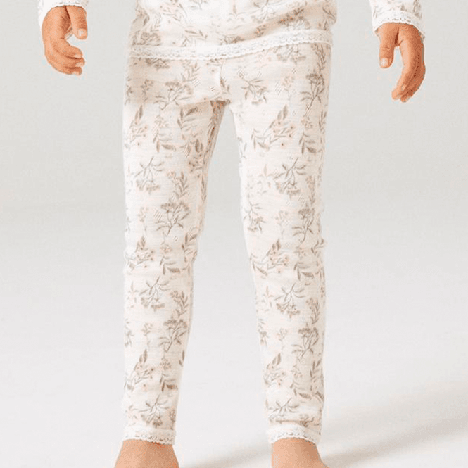 Hovedbilde Name It Nmfwang leggings i ull småbarn, Snow ...