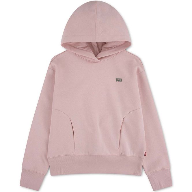 Hovedbilde Levis Batwing Patch hettegenser til barn, Powder ...