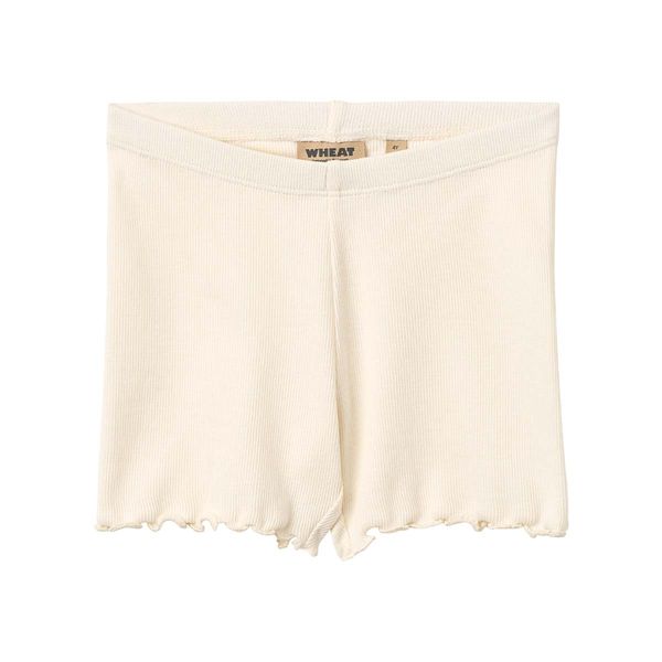 Hovedbilde Wheat Sine ribb shorts til barn, Ivory