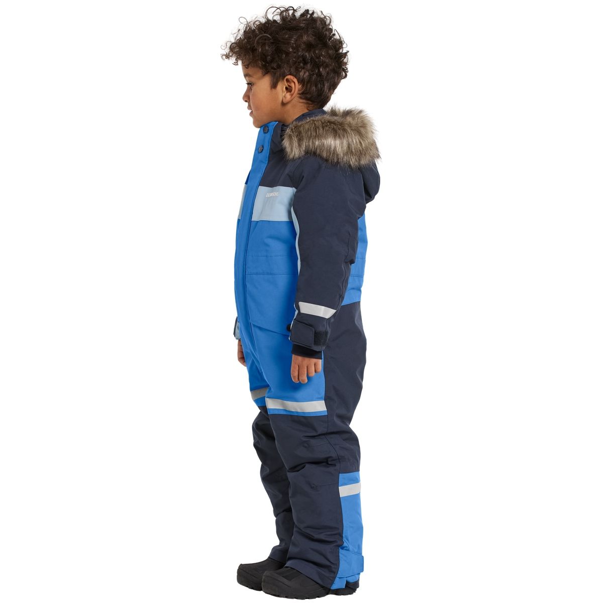Didriksons Bjärven 4 vinterdress til barn, Sapphire Blue