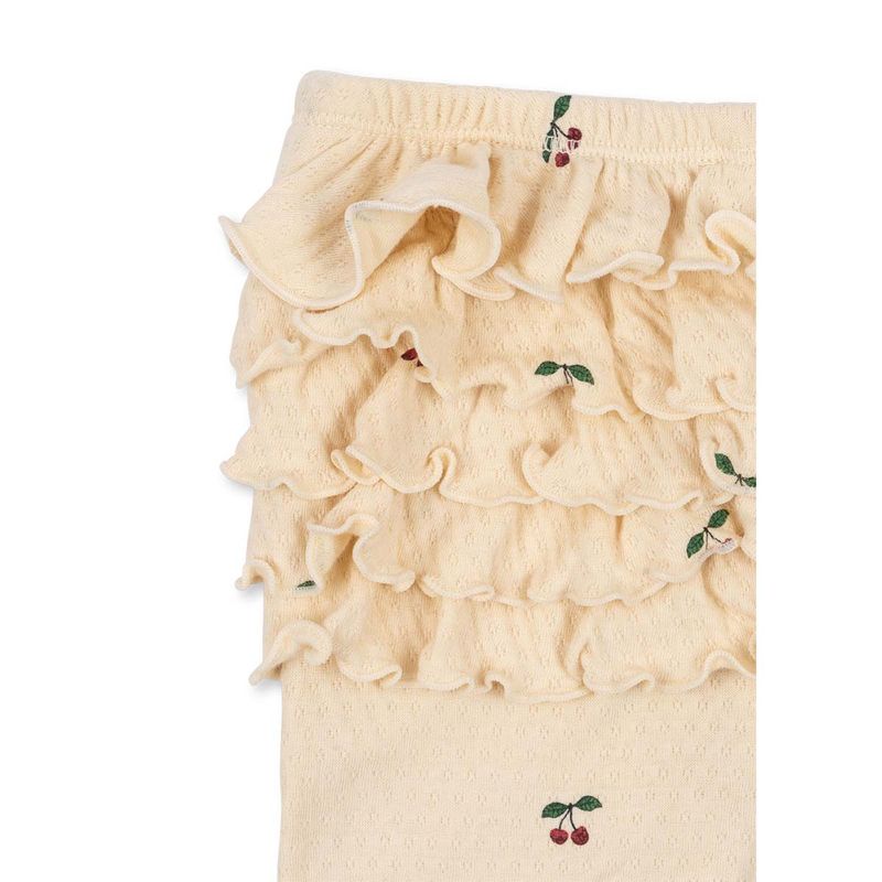Konges Sløjd Sui Frill leggings til baby, Cherry