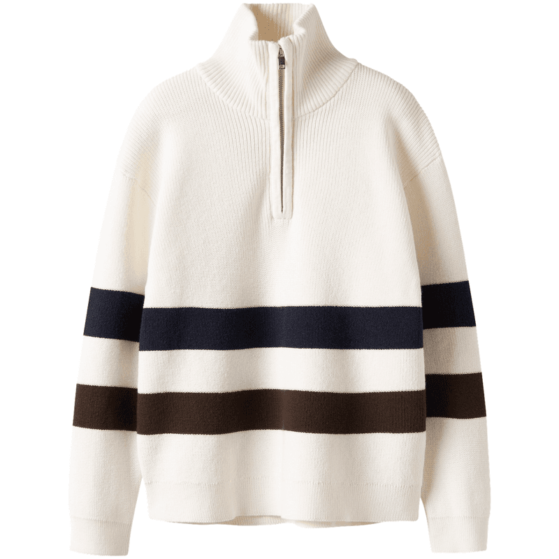 Name It Nkmralph half-zip genser til barn, Cloud Dancer