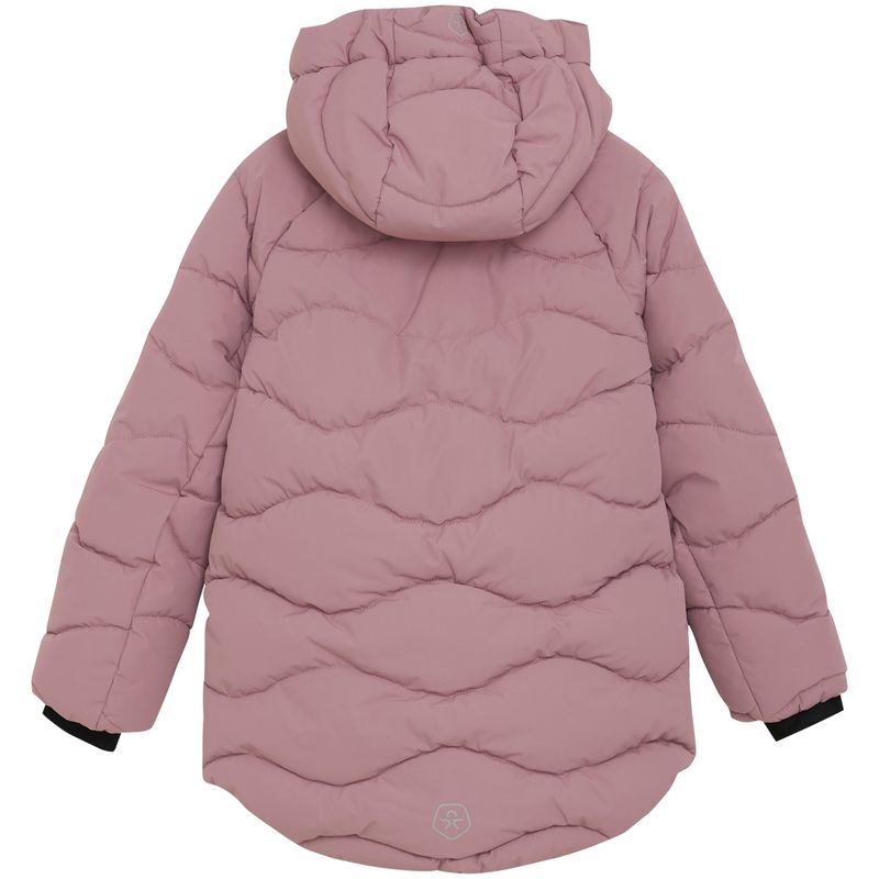 Colorkids quilted vinterjakke til barn, Woodrose