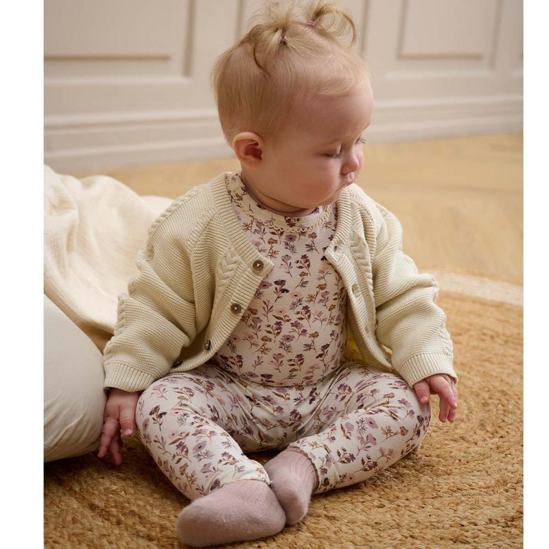 Fixoni leggings til baby, Violet Ice