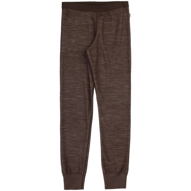 Hovedbilde Joha leggings i ull/bambus til barn, Drk. brown
