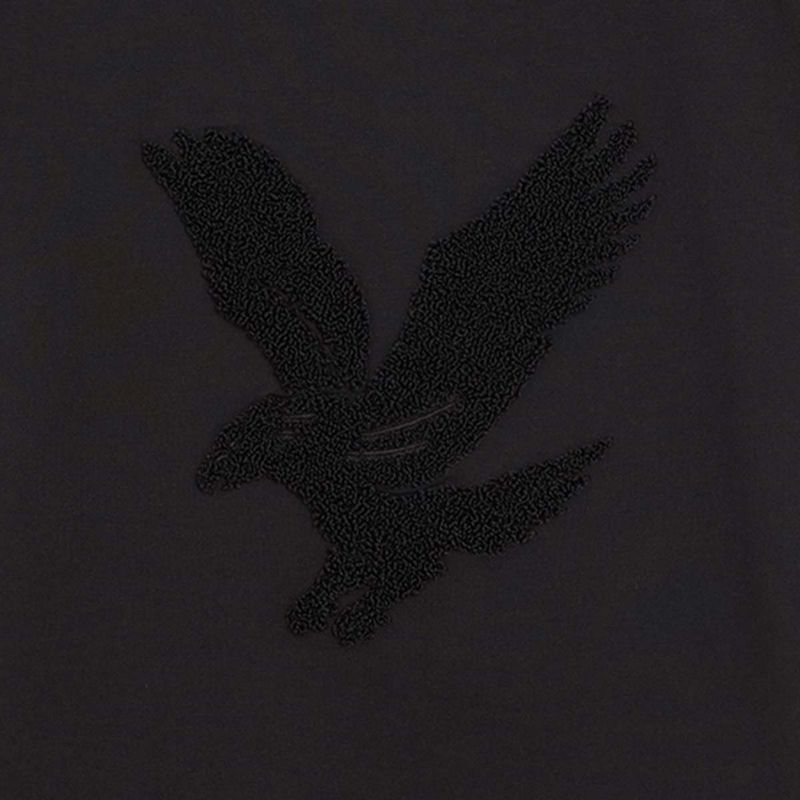 Lyle & Scott Towelling Eagle t-skjorte til barn, Jet Black
