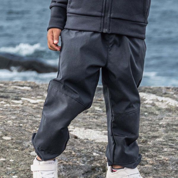 Hovedbilde Didriksons Flox ytterbukse til barn, Navy