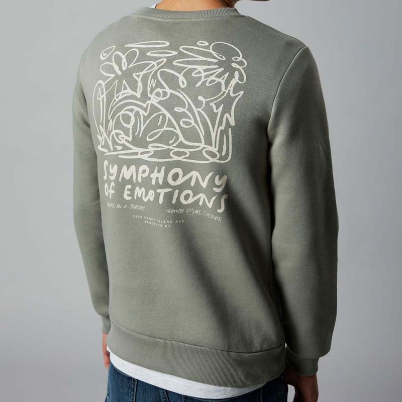 LMTD Nlmnaugust sweatshirt til barn, Shadow