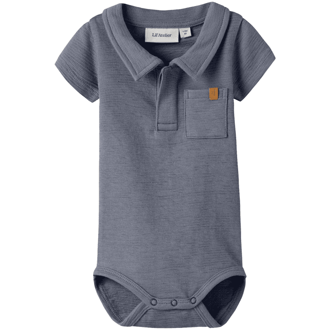 Hovedbilde Lil' Atelier Nbmfalk kortermet body, Tradewinds