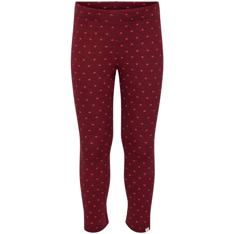 Kids Only Kmgtrinny leggings til småbarn, Cabernet
