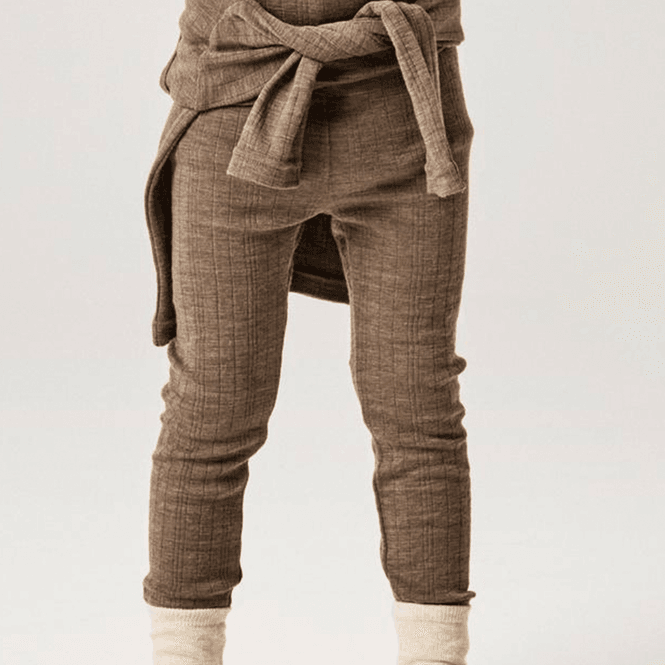 Hovedbilde Name It Nmmwang leggings i ull til småbarn, Morel