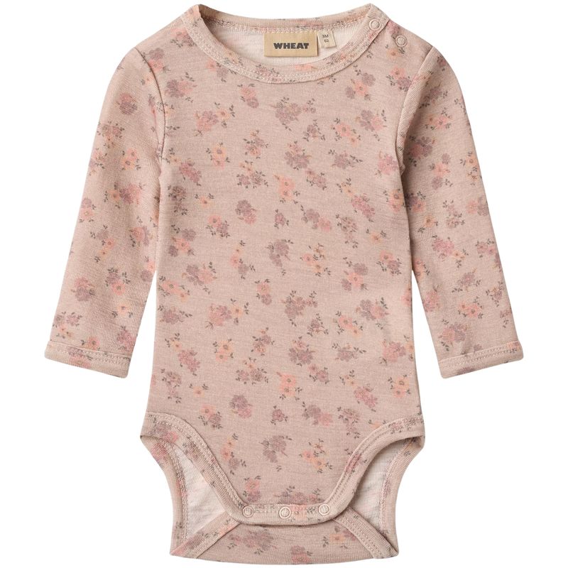 Wheat Lucca body i ull, Lilac Flowers