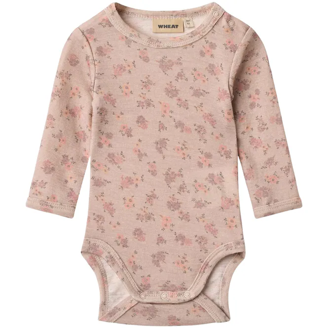 Hovedbilde Wheat Lucca body i ull, Lilac Flowers
