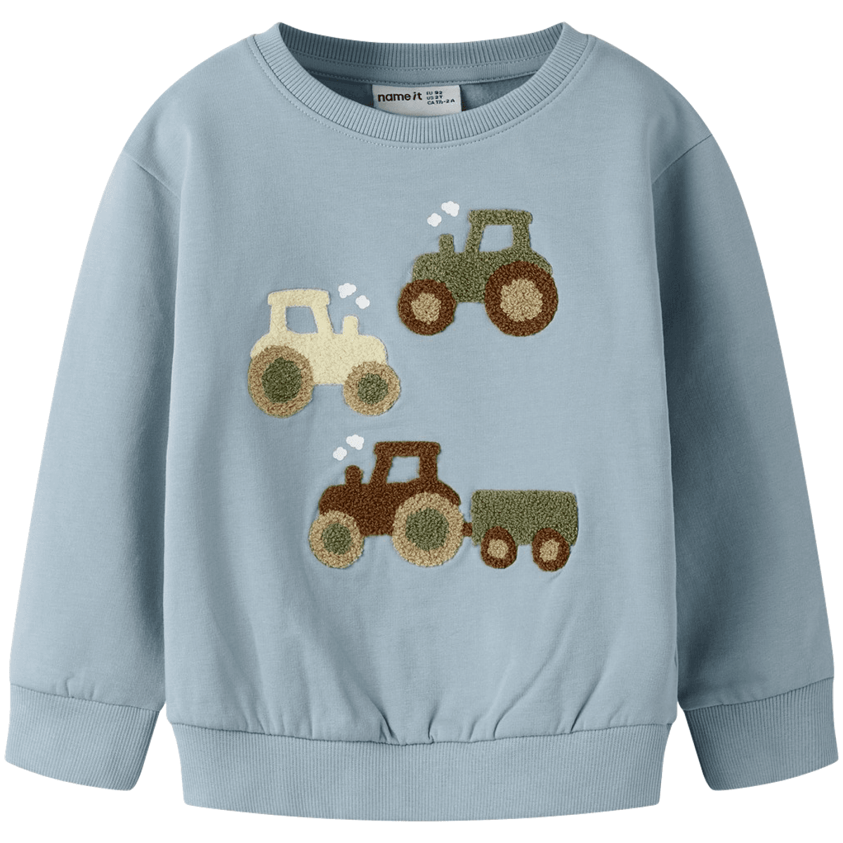 Name It Nmmhalvor sweatshirt til småbarn, Blue Fog