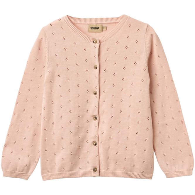 Hovedbilde Wheat Maia cardigan til barn, Powder