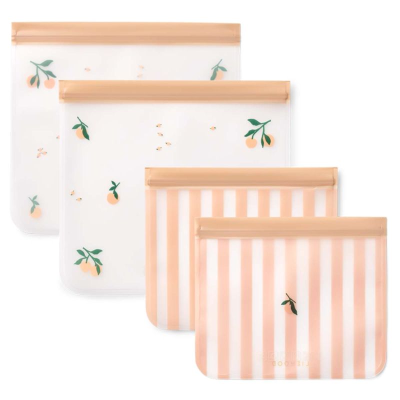 Liewood Rebus 4-pack matposer, Peach/Sea shell