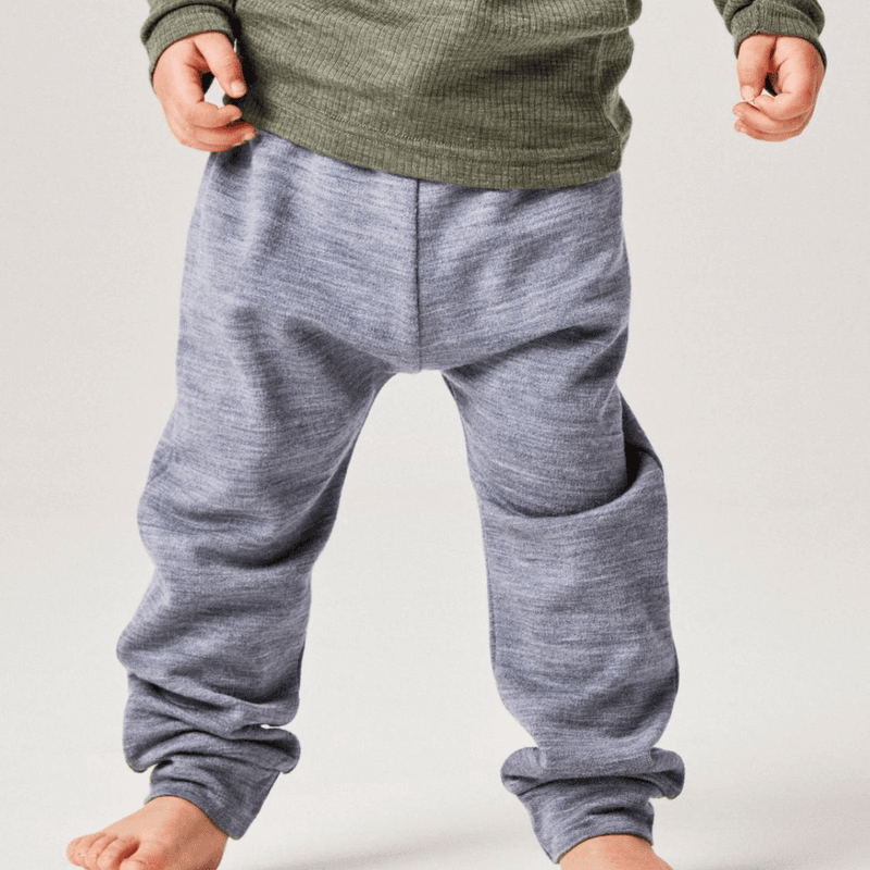 Name It Nmmwesso bukse i ull til småbarn, Folkstone Gray