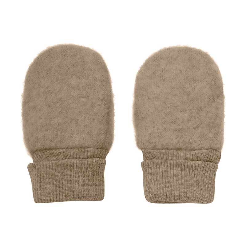 HUTTEliHUT Ullfleece votter 2-lags, Savannah Melange