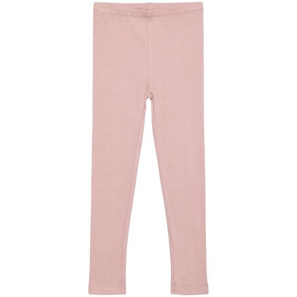 Hovedbilde HUTTEliHUT Rib leggings til barn, Pale Mauve