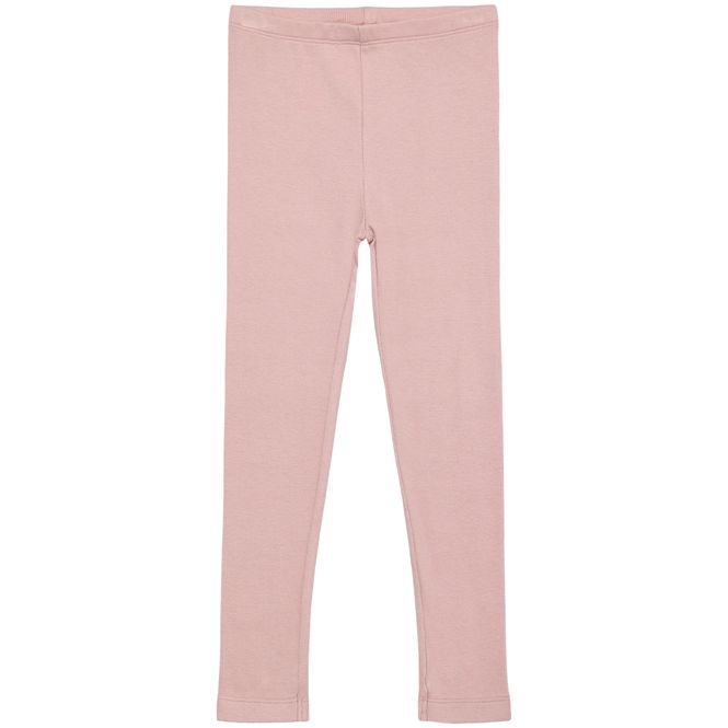 Hovedbilde HUTTEliHUT Rib leggings til barn, Pale Mauve