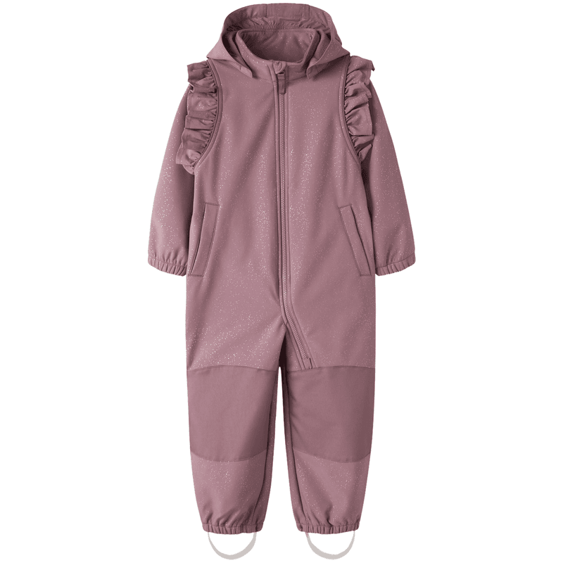 Name It Nmfalfa08 softshelldress til småbarn, Wistful Mauve