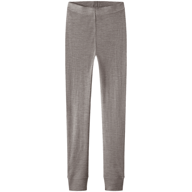 Hovedbilde Name It Nknwax Rib leggings i ull til barn, ...