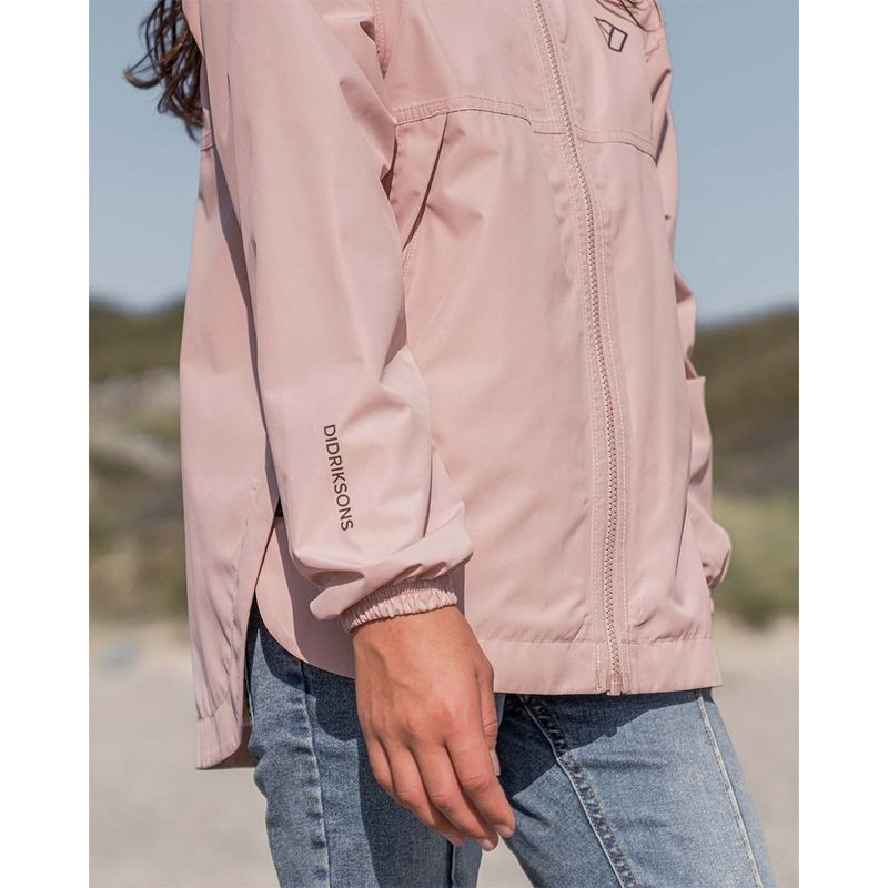 Didriksons Meliss 2 skalljakke til barn, Vintage Pink