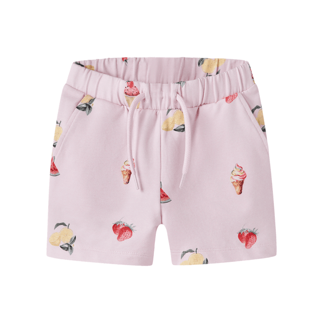 Hovedbilde Name It Nmfjovina shorts til småbarn, Cradle Pink