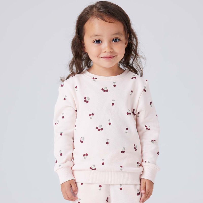 Name It Nmfvalba sweatshirt til småbarn, Crystal Pink