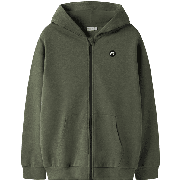 Hovedbilde Name It Nkmvimo zip-genser til barn, Rifle Green