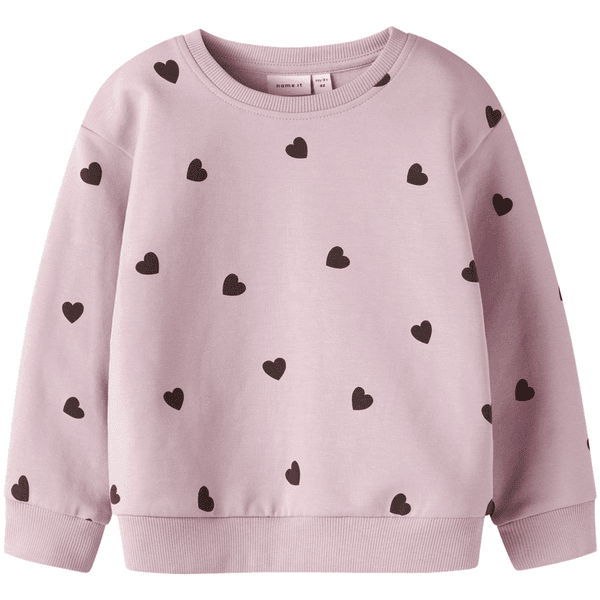 Hovedbilde Name It Nmfneheart sweatshirt til småbarn, ...