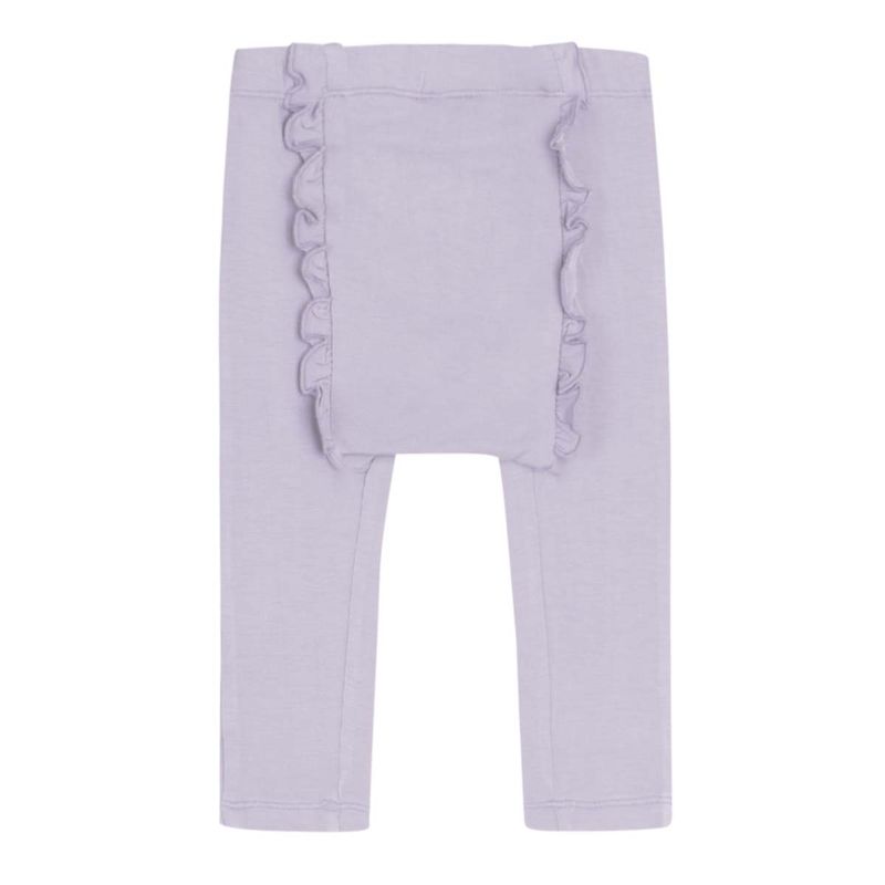 Hust & Claire Lucia leggings i bambus m/volanger, lavender