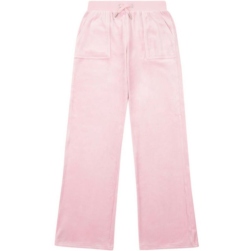 Juicy Couture Tonal velour joggebukse, pink nectar