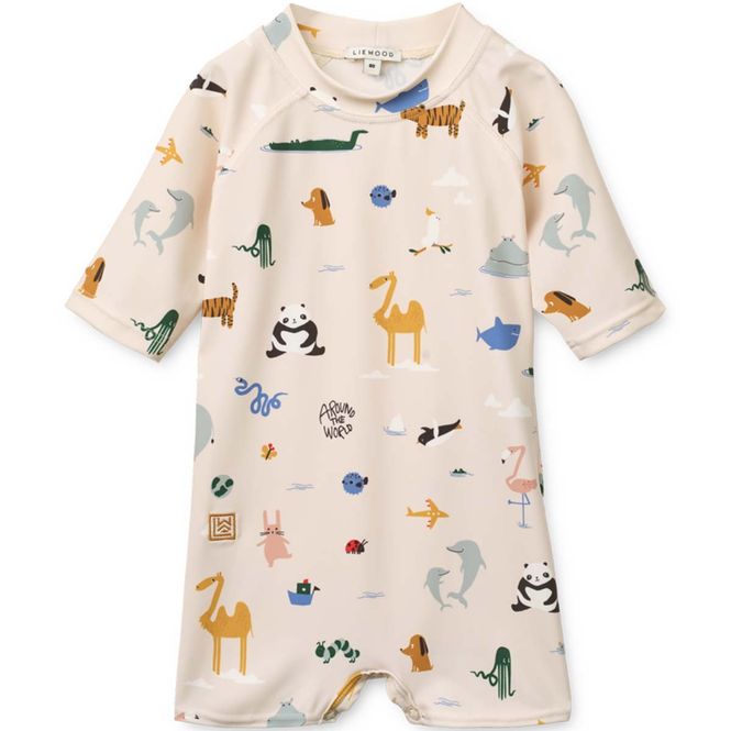 Hovedbilde Liewood Thor UV-drakt til baby, Around the ...