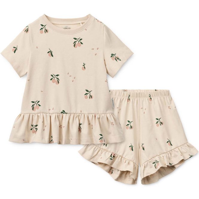 Hovedbilde Liewood Ilford shorts-sett til barn, Peach ...