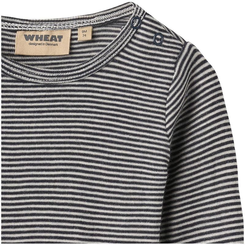 Wheat Lucca body i ull, Navy Stripe