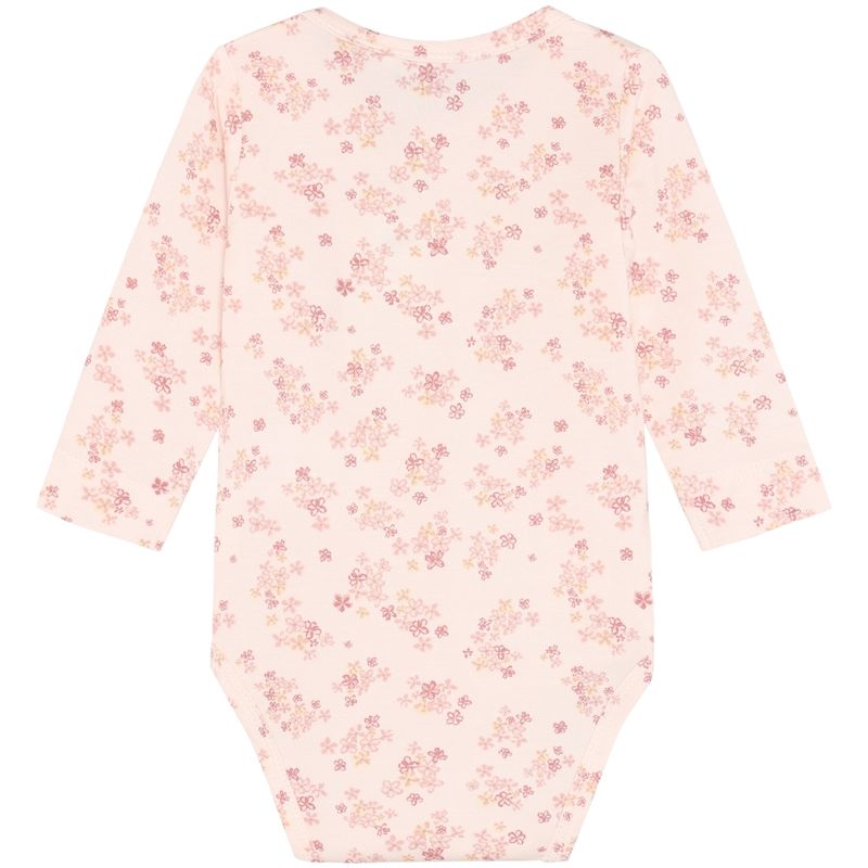 Fixoni body i viskose m/print, Soft Pink