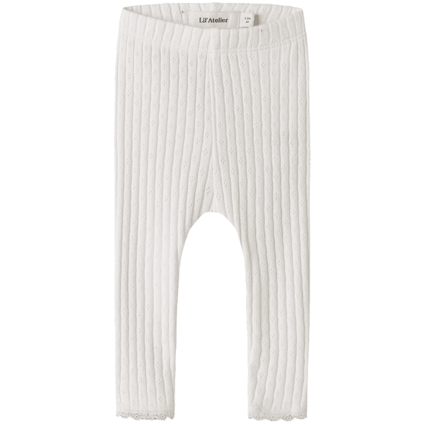 Hovedbilde Lil' Atelier Nbfhaldis leggings til baby, Coconut ...