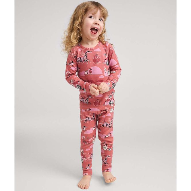 Hovedbilde Reima Moomin Trivsam ullsett til barn, Rose Blush