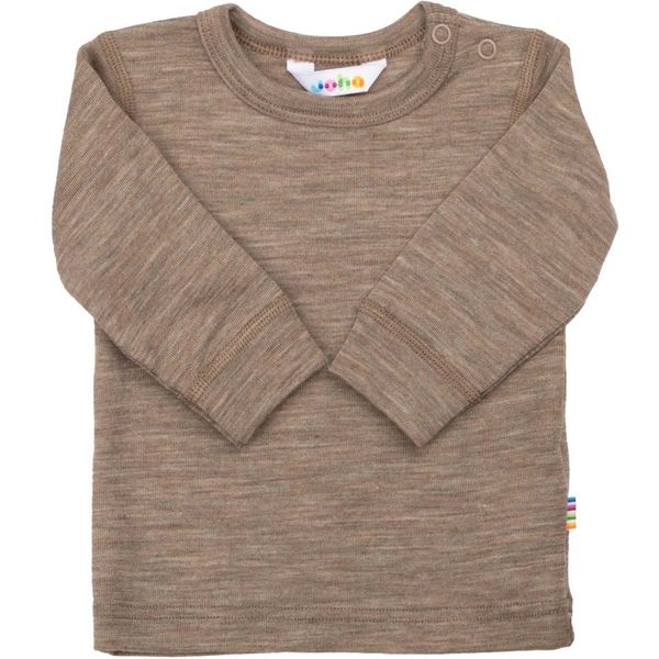 Hovedbilde Joha genser i ull/silke til småbarn, Beige Mel.