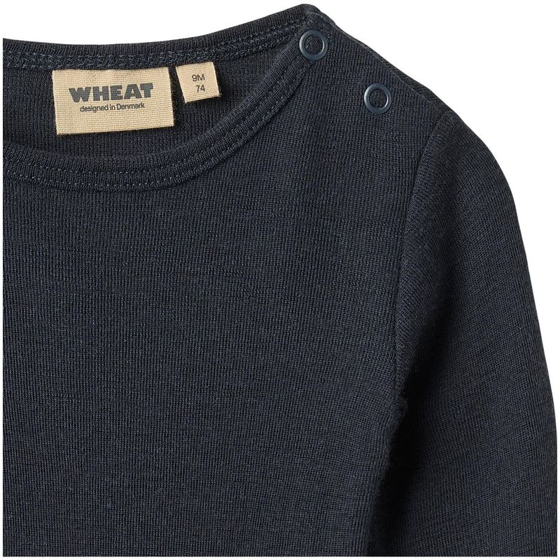 Wheat Lucca body i ull, Navy