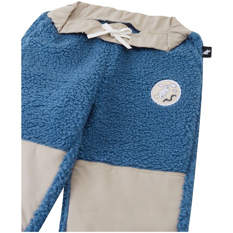 Reima Moomin Lustig fleecebukse til småbarn, Blue Ocean