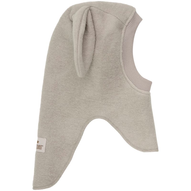 HUTTEliHUT Balaclava Kaninører tovet ull, London Fog