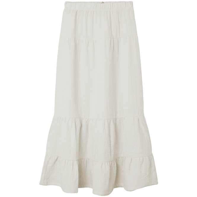 Hovedbilde LMTD Nlfhussa langt skjørt til barn, White ...