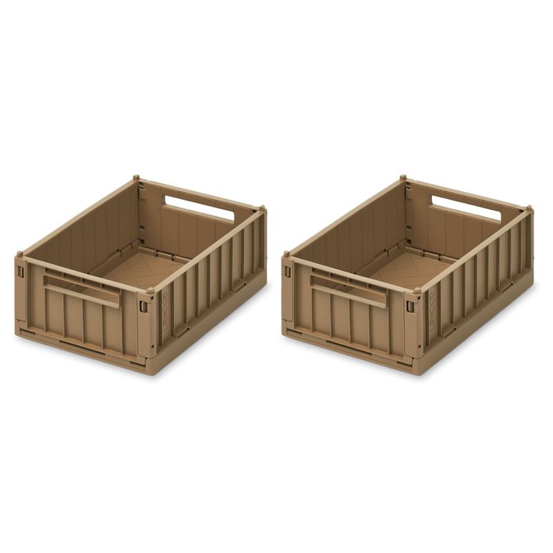 Liewood Weston Oppbevaringskasse 2-pack s, Oat