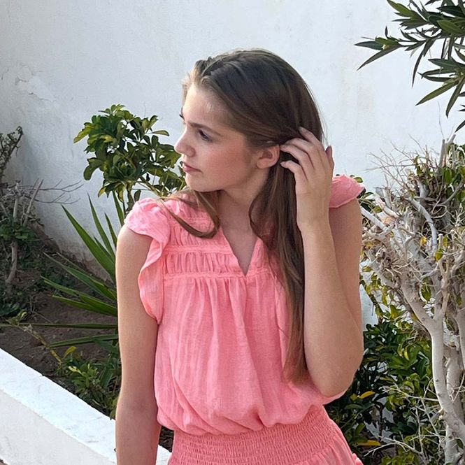 Hovedbilde Vilje & Ve Lollo bluse til barn, Coral