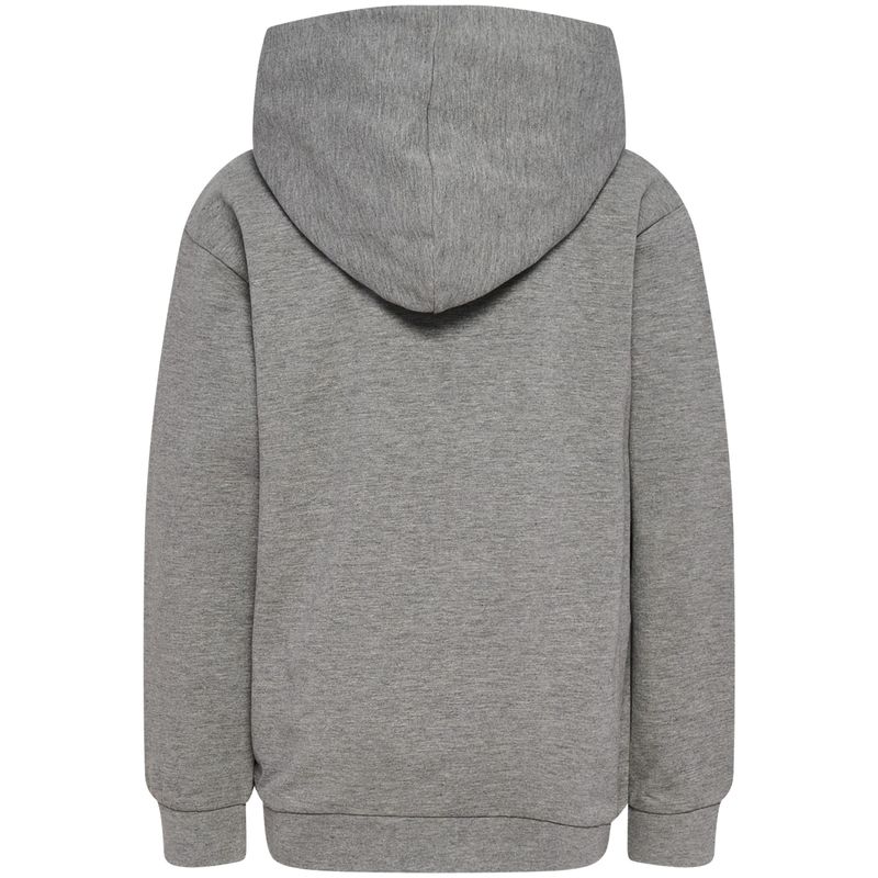 Hummel Hmljr Tukas hettegenser til barn, Grey Melange