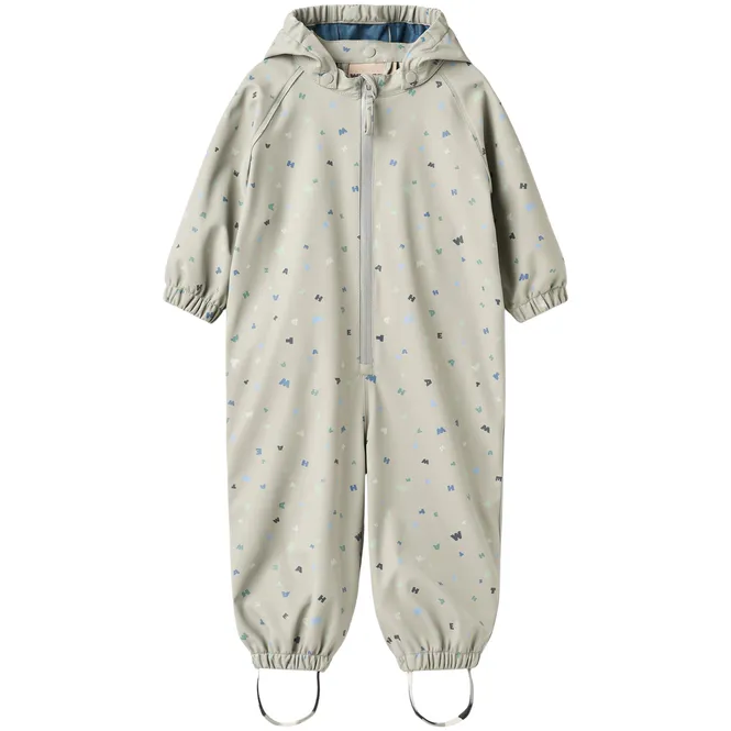 Hovedbilde Wheat Mika regndress til baby, Light Flint ...