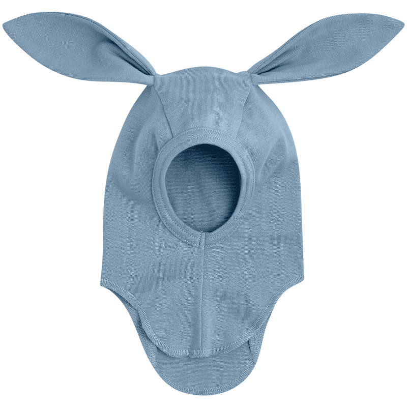 Huttelihut balaclava kaninører i jersey, Windward Blue